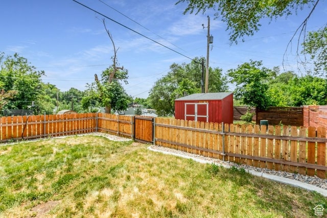 3071 Quincy Ave, Ogden, UT 84403 - fenced backyard featuring a storage shed