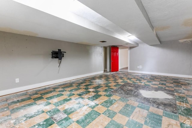 3071 Quincy Ave, Ogden, UT 84403 - finished below grade area featuring baseboards and tile patterned floors