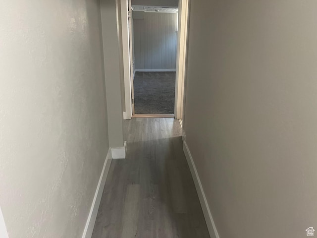 3071 Quincy Ave, Ogden, UT 84403 - hallway featuring wood finished floors and baseboards