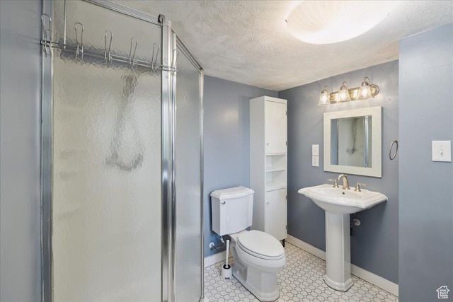 537 N Darwin St W, Salt Lake City, UT 84103 - full bathroom with a shower stall and a textured ceiling