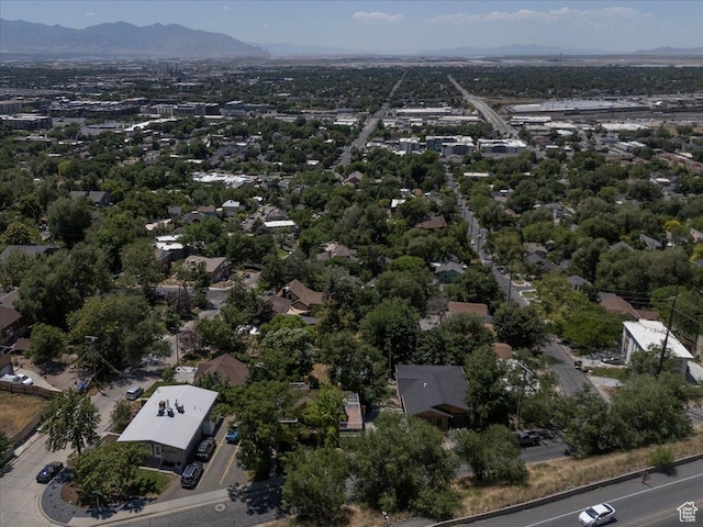 537 N Darwin St W, Salt Lake City, UT 84103 - aerial overview of property's location with a mountain backdrop