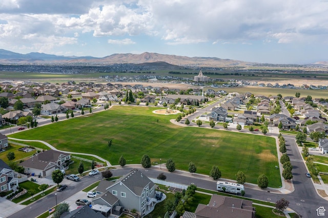 1471 S Sage Bloom Way, Saratoga Springs, UT 84045 - aerial perspective of suburban area with a mountainous background