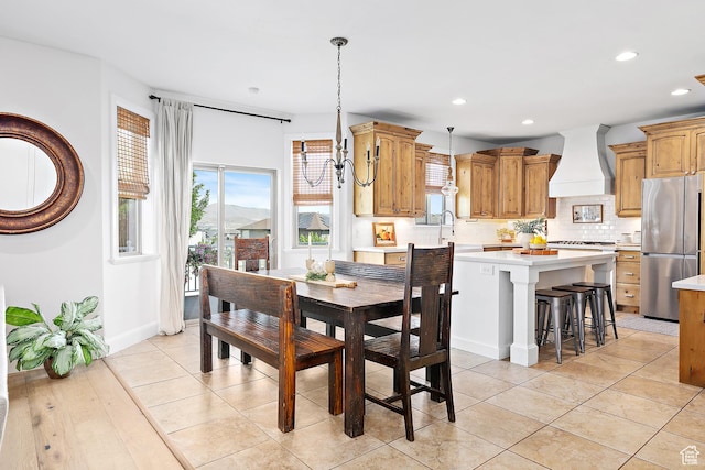 1471 S Sage Bloom Way, Saratoga Springs, UT 84045 - dining area featuring recessed lighting and baseboards