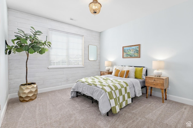 1471 S Sage Bloom Way, Saratoga Springs, UT 84045 - carpeted bedroom with baseboards and wooden walls