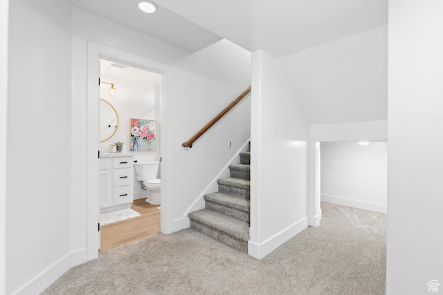 1471 S Sage Bloom Way, Saratoga Springs, UT 84045 - stairway with carpet and baseboards