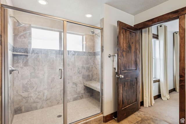 1046 W Abigail Dr, Heber City, UT 84032 - full bath featuring a stall shower and recessed lighting