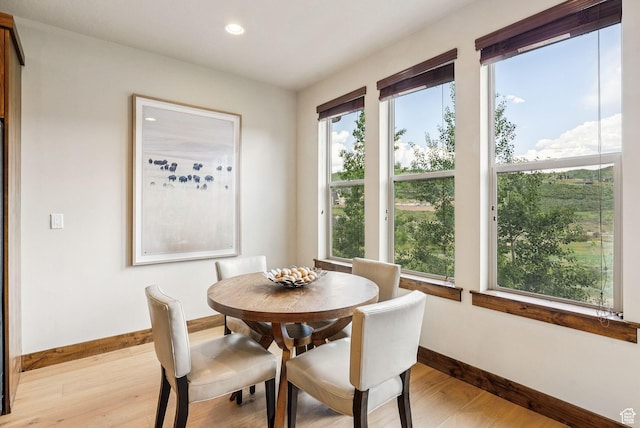 1046 W Abigail Dr, Heber City, UT 84032 - dining room featuring light wood-style floors and recessed lighting