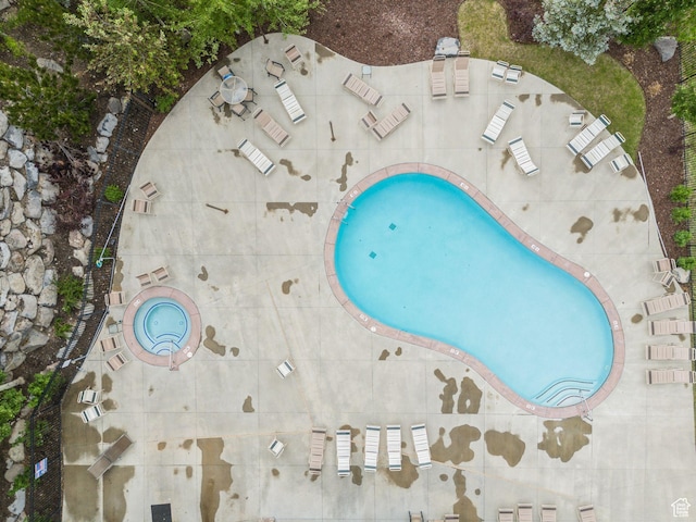 1046 W Abigail Dr, Heber City, UT 84032 - drone / aerial view of a pool