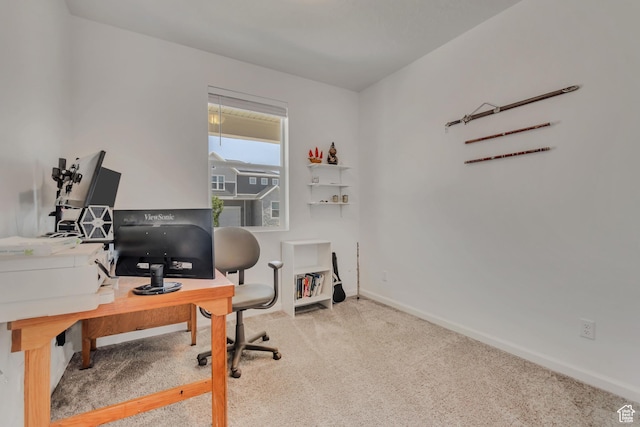 5451 N Yeager Ln, Eagle Mountain, UT 84005 - carpeted home office with baseboards