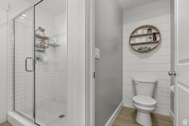 2122 W 1745th Ct S, West Haven, UT 84401 - full bathroom with a shower stall and wood finished floors