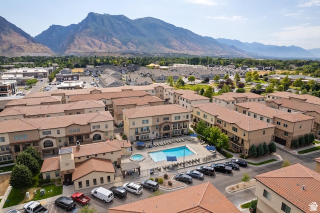 5529 W Sicily Ln N, Highland, UT 84003 - drone / aerial view of a mountainous background