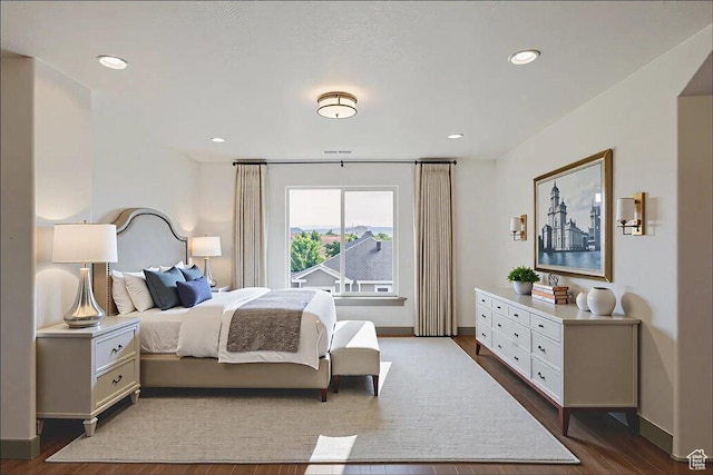 954 S Sandy Ln, Spanish Fork, UT 84660 - bedroom featuring dark wood-type flooring and recessed lighting