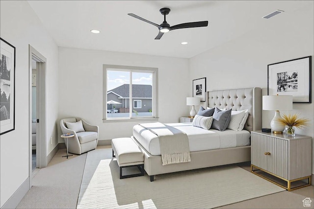 954 S Sandy Ln, Spanish Fork, UT 84660 - bedroom with carpet floors, recessed lighting, and ceiling fan