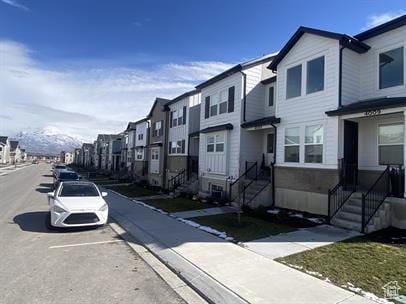 3985 W 1960 N, Lehi, UT 84043 - view of asphalt street featuring sidewalks, curbs, and a residential view