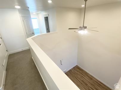 3985 W 1960 N, Lehi, UT 84043 - hall featuring baseboards and recessed lighting