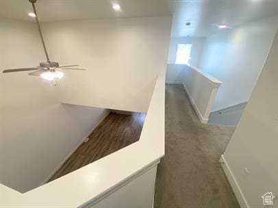3985 W 1960 N, Lehi, UT 84043 - stairs featuring ceiling fan and recessed lighting