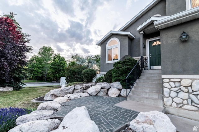 1282 W 1200 S, Woods Cross, UT 84087 - property entrance featuring stucco siding