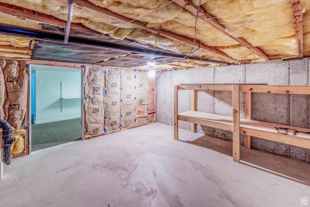 1282 W 1200 S, Woods Cross, UT 84087 - view of unfinished below grade area