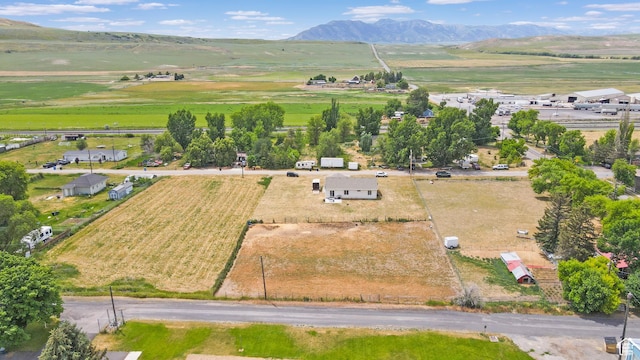 40 S 100 W, Trenton, UT 84338 - aerial overview of property's location with rural landscape and farmland