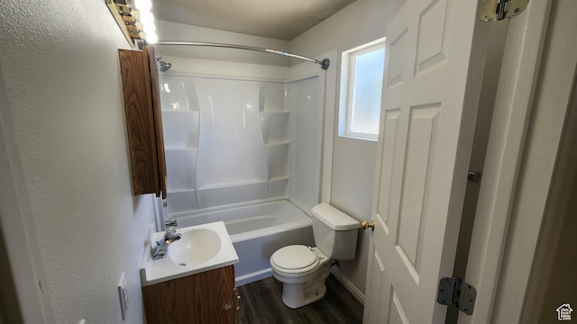 1268 N 800 W, Provo, UT 84604 - full bath with vanity, wood finished floors, and tub / shower combination