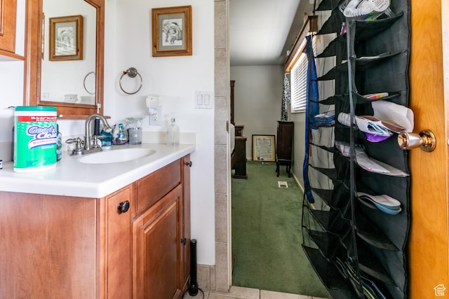 5841 S Fontaine Bleu Dr E, Murray, UT 84121 - bathroom featuring vanity and baseboards