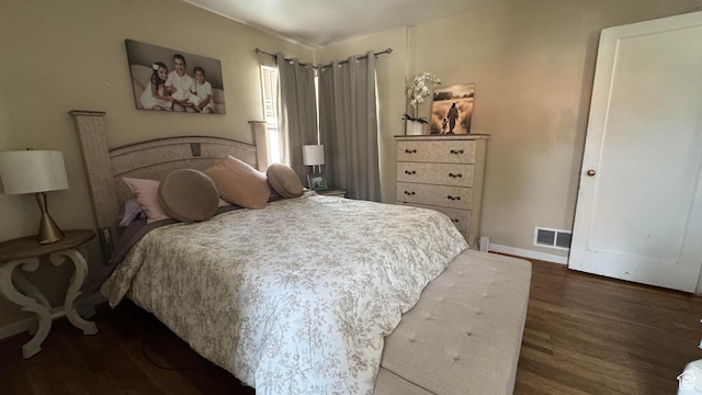 1924 E 2100 S, Salt Lake City, UT 84106 - bedroom with dark wood-style flooring