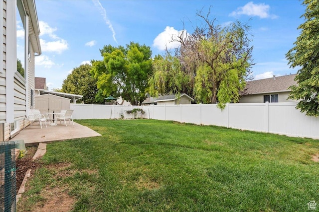 1014 W 4150 S, Riverdale, UT 84405 - fenced backyard with a patio