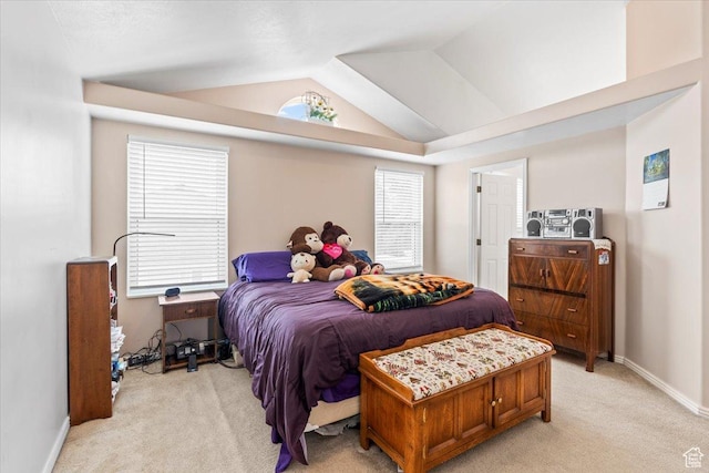 1014 W 4150 S, Riverdale, UT 84405 - bedroom featuring light colored carpet and lofted ceiling