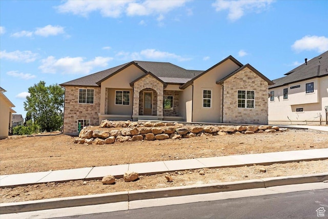 4095 N 100 E, North Ogden, UT 84414 - view of front of house featuring stone siding