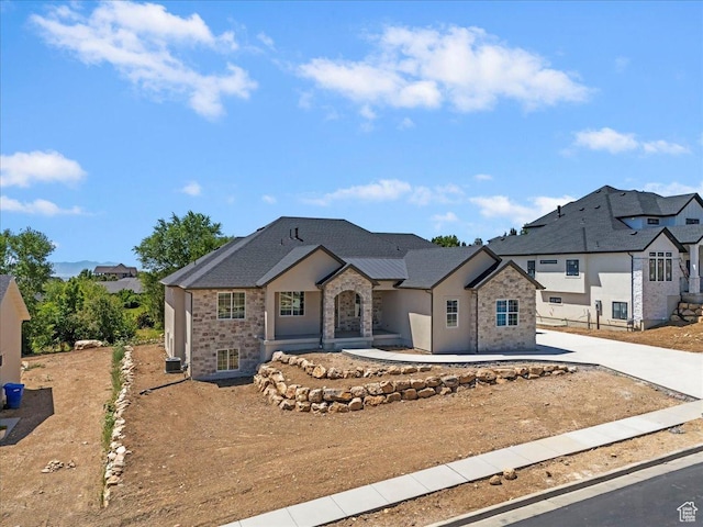 4095 N 100 E, North Ogden, UT 84414 - french country style house featuring concrete driveway