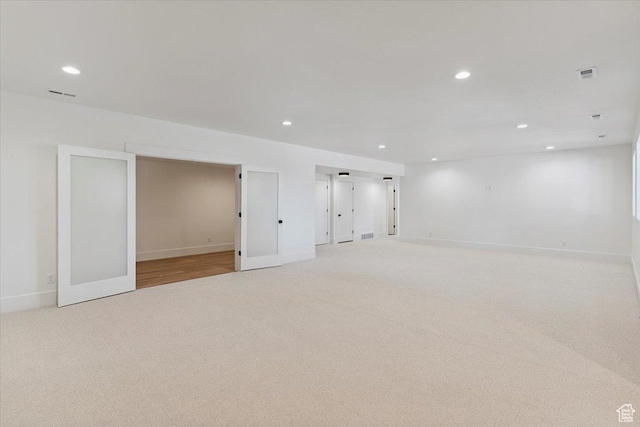 4095 N 100 E, North Ogden, UT 84414 - finished basement with light carpet and recessed lighting