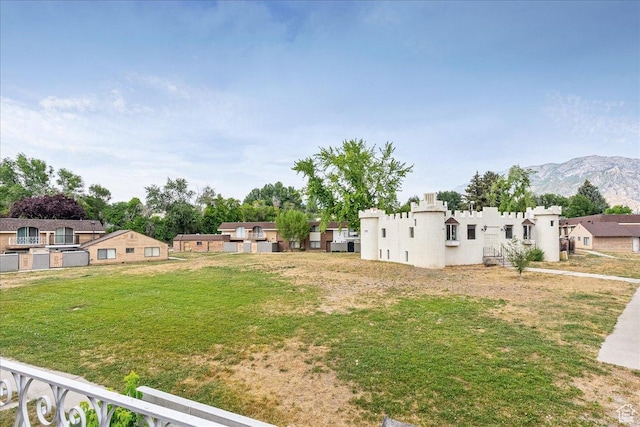 1454 Lancelot Dr, Provo, UT 84601 - view of yard with a mountain view