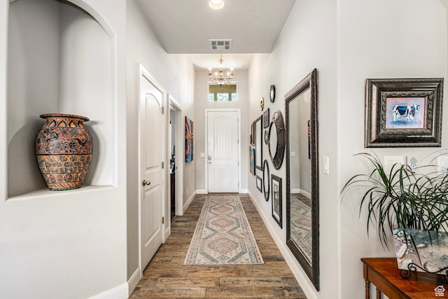 93 E 700 N, La Verkin, UT 84745 - foyer with a chandelier and wood finished floors