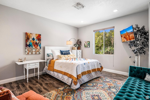 93 E 700 N, La Verkin, UT 84745 - bedroom featuring dark wood-type flooring and recessed lighting