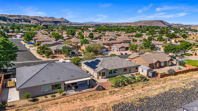 93 E 700 N, La Verkin, UT 84745 - aerial view of residential area with a mountain backdrop