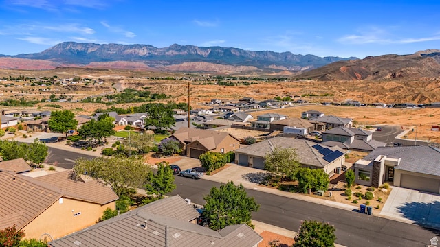 93 E 700 N, La Verkin, UT 84745 - aerial perspective of suburban area featuring a mountain backdrop