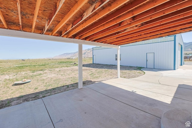 1309 Pine Canyon Rd, Tooele, UT 84074 - view of patio / terrace featuring a mountain view