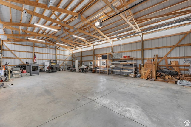 1309 Pine Canyon Rd, Tooele, UT 84074 - garage featuring metal wall