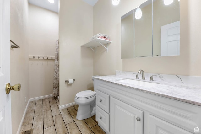 1309 Pine Canyon Rd, Tooele, UT 84074 - bathroom with vanity and wood tiled floors