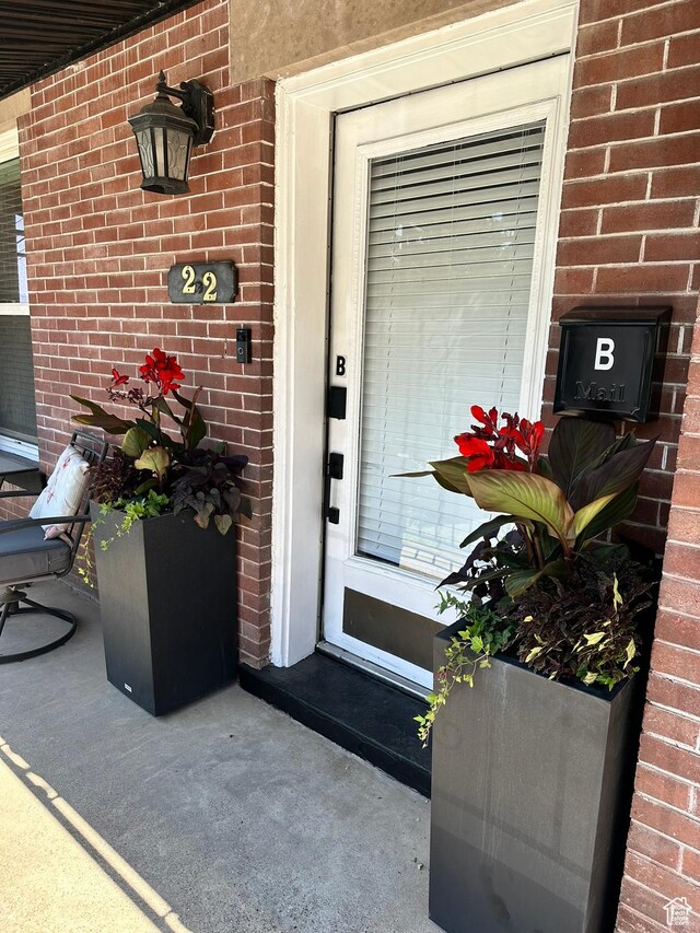 22 W 300 N, Salt Lake City, UT 84103 - property entrance with brick siding