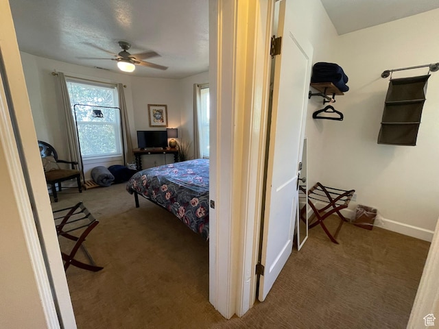 22 W 300 N, Salt Lake City, UT 84103 - carpeted bedroom featuring baseboards and ceiling fan