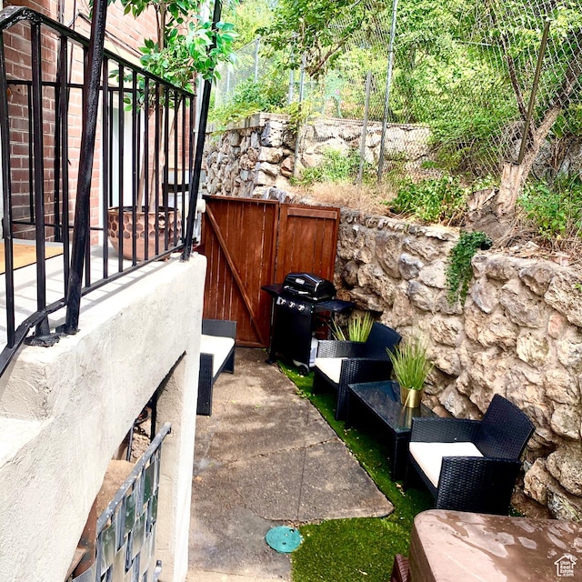 22 W 300 N, Salt Lake City, UT 84103 - view of patio with a grill