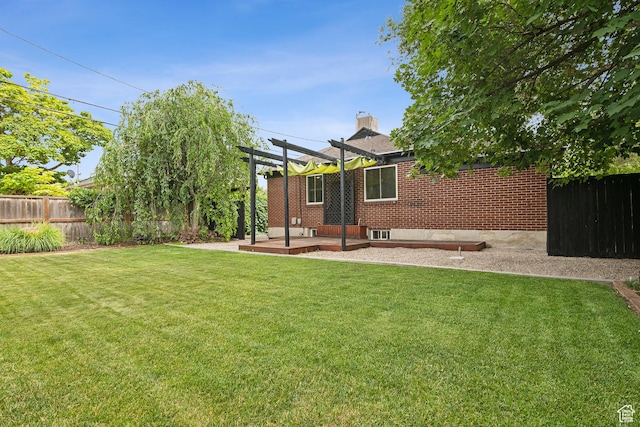 1026 W 800 N, Salt Lake City, UT 84116 - fenced backyard featuring a pergola and a patio area
