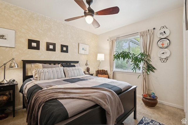 1026 W 800 N, Salt Lake City, UT 84116 - bedroom featuring carpet flooring and a ceiling fan