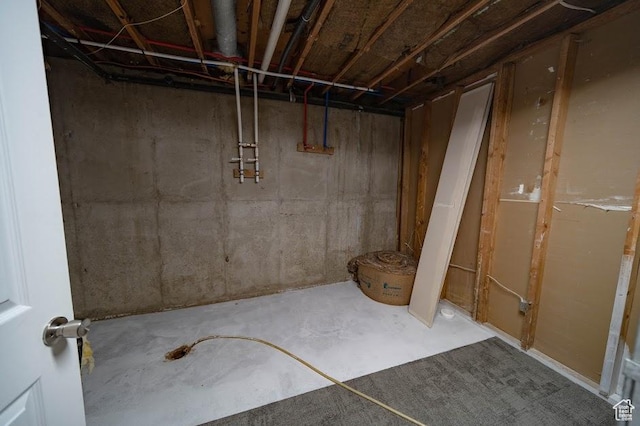 195 N 800 W, Cleveland, UT 84518 - view of unfinished below grade area