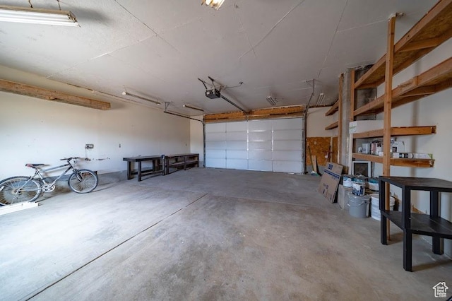 195 N 800 W, Cleveland, UT 84518 - garage with a garage door opener