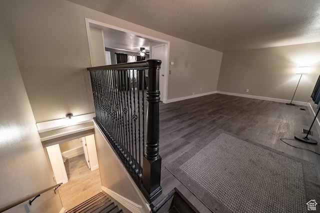 195 N 800 W, Cleveland, UT 84518 - stairway with wood finished floors and baseboards