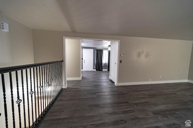 195 N 800 W, Cleveland, UT 84518 - hall featuring dark wood-style flooring and baseboards