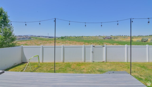 3319 N Falcon Way, Layton, UT 84040 - wooden terrace featuring a fenced backyard