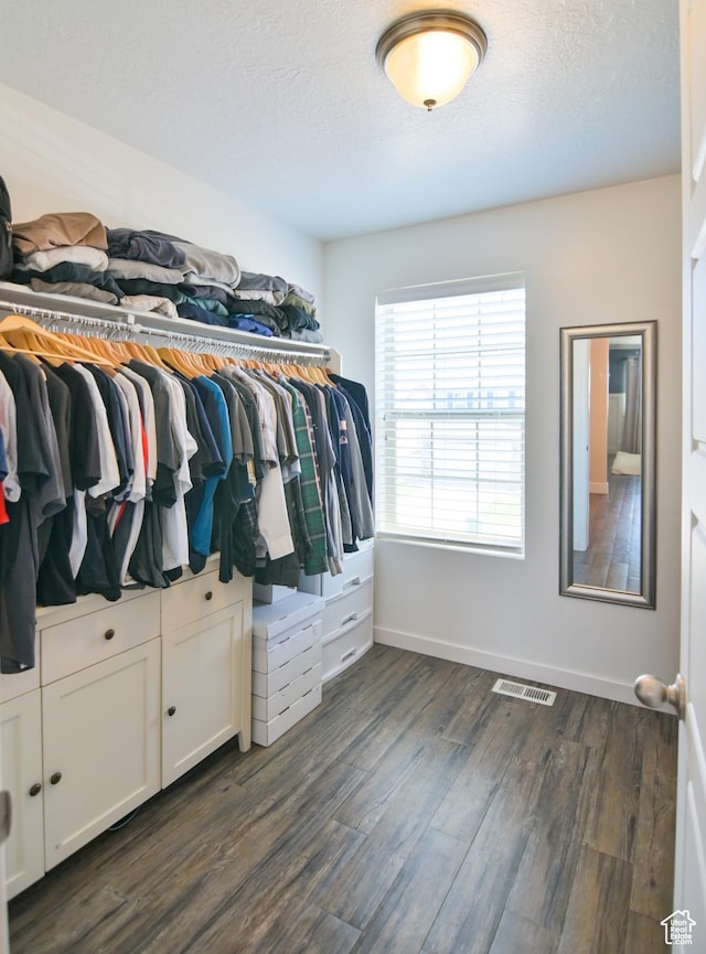 3319 N Falcon Way, Layton, UT 84040 - walk in closet with dark wood-style flooring